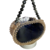 Black-Silver Pearl bag