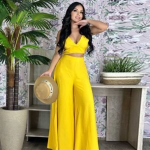 The yellow gown dress