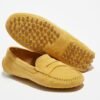 Moccasin Men & Women Shoes Jaune