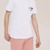 Lacoste Men & Women Shirts white small logo